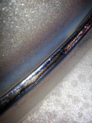 Photo of a quality weld